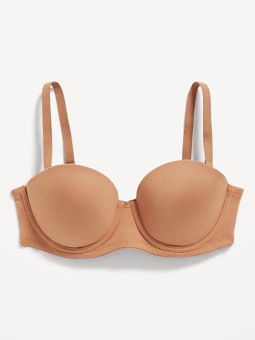 L'image numéro 1 présente Soutien-gorge convertible sans bretelles à armature à couverture légère pour Femme