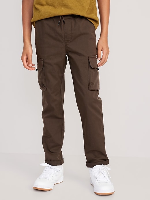 Voir une image plus grande du produit 1 de 4. Pantalon chino cargo techno Effilé pour Garçon