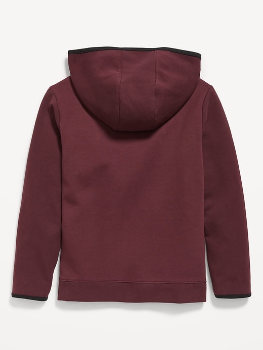 L'image numéro 3 présente Haut à capuchon et à glissière en molleton dynamique pour Garçon
