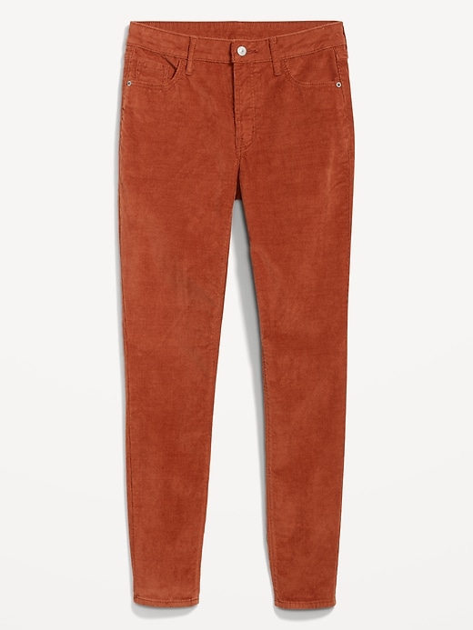 Image number 4 showing, High-Waisted Rockstar Super-Skinny Corduroy Pants