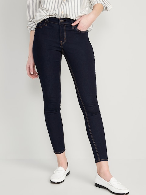 Mid-Rise Rockstar Super-Skinny Jeans