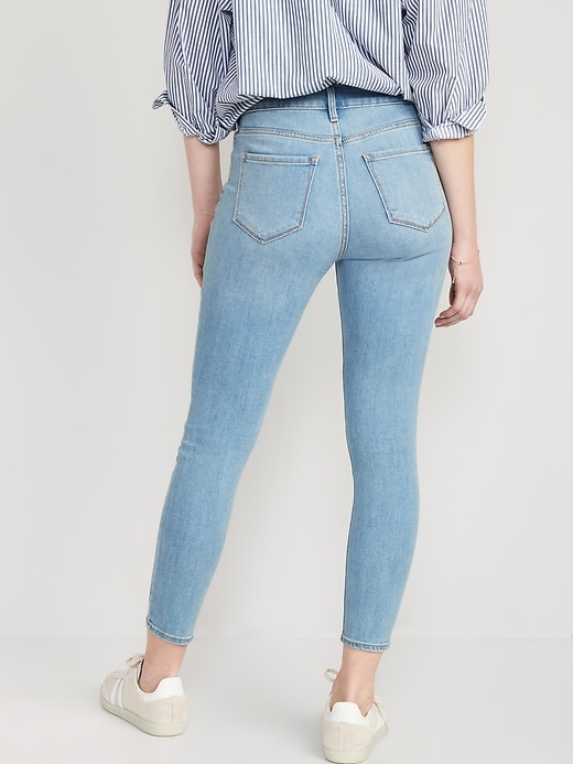 Image number 2 showing, High-Waisted Wow Super-Skinny Ankle Jeans for Women