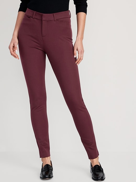 L'image numéro 1 présente Pantalon Pixie ajusté à taille haute