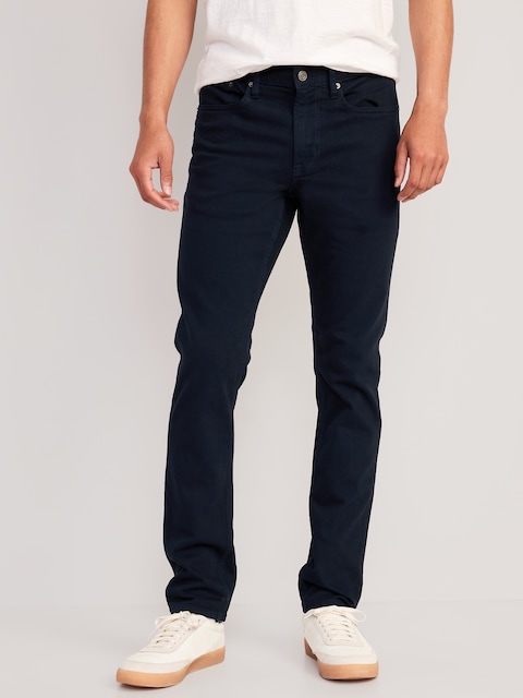 Slim Built-In Flex Five-Pocket Pants - Blue