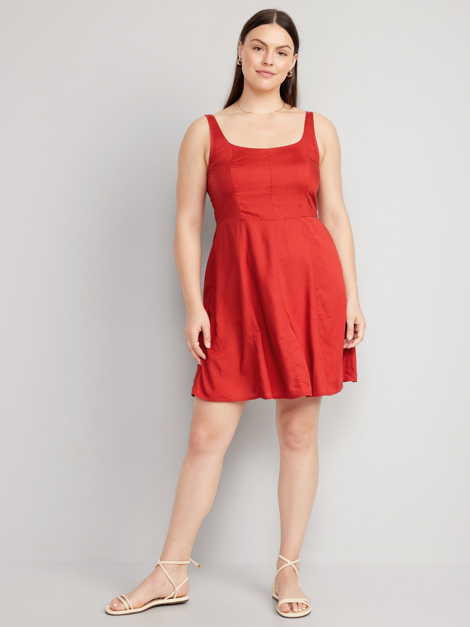 Fit & Flare Cami Mini Dress | Old Navy