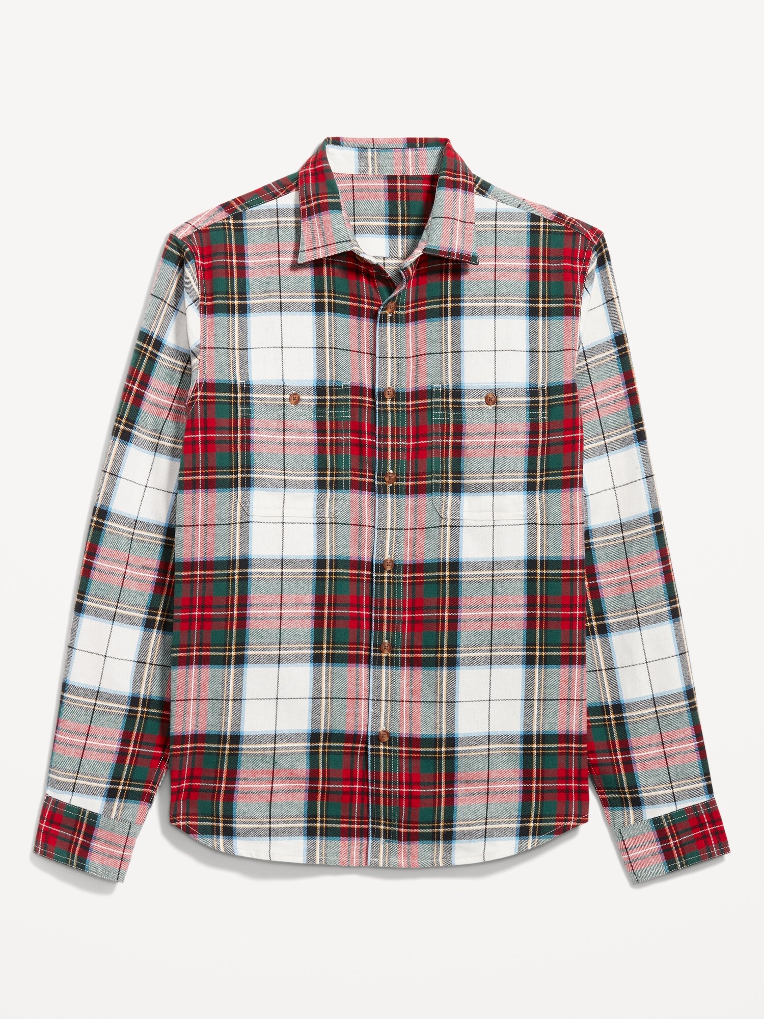 Double-Brushed Flannel Shirt | Old Navy