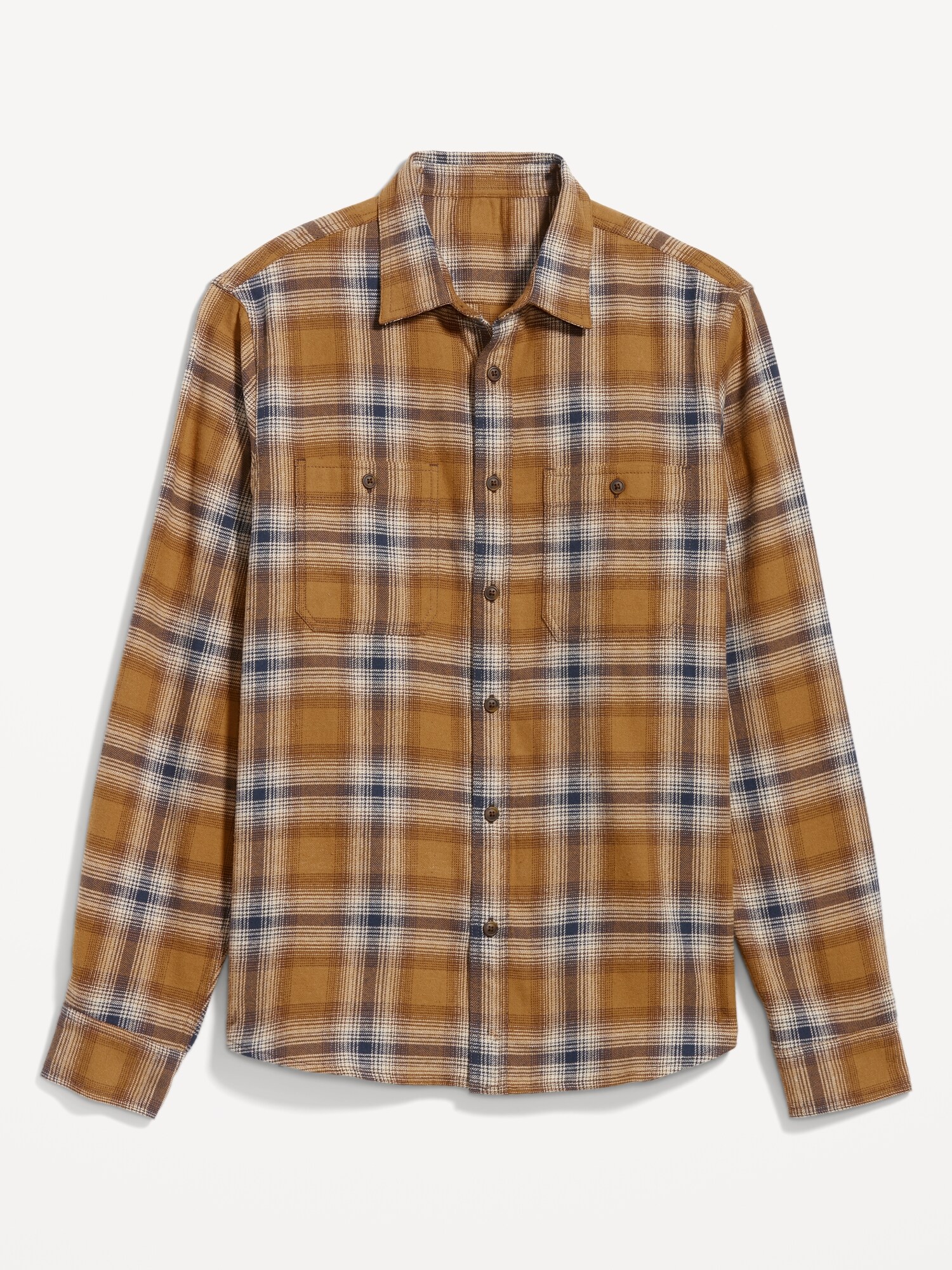 Double-Brushed Flannel Shirt | Old Navy