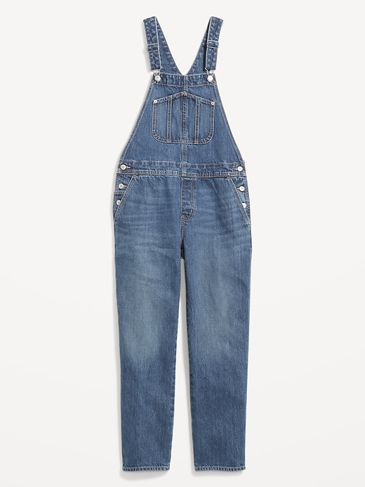 Image number 4 showing, Slouchy Straight Jean Overalls