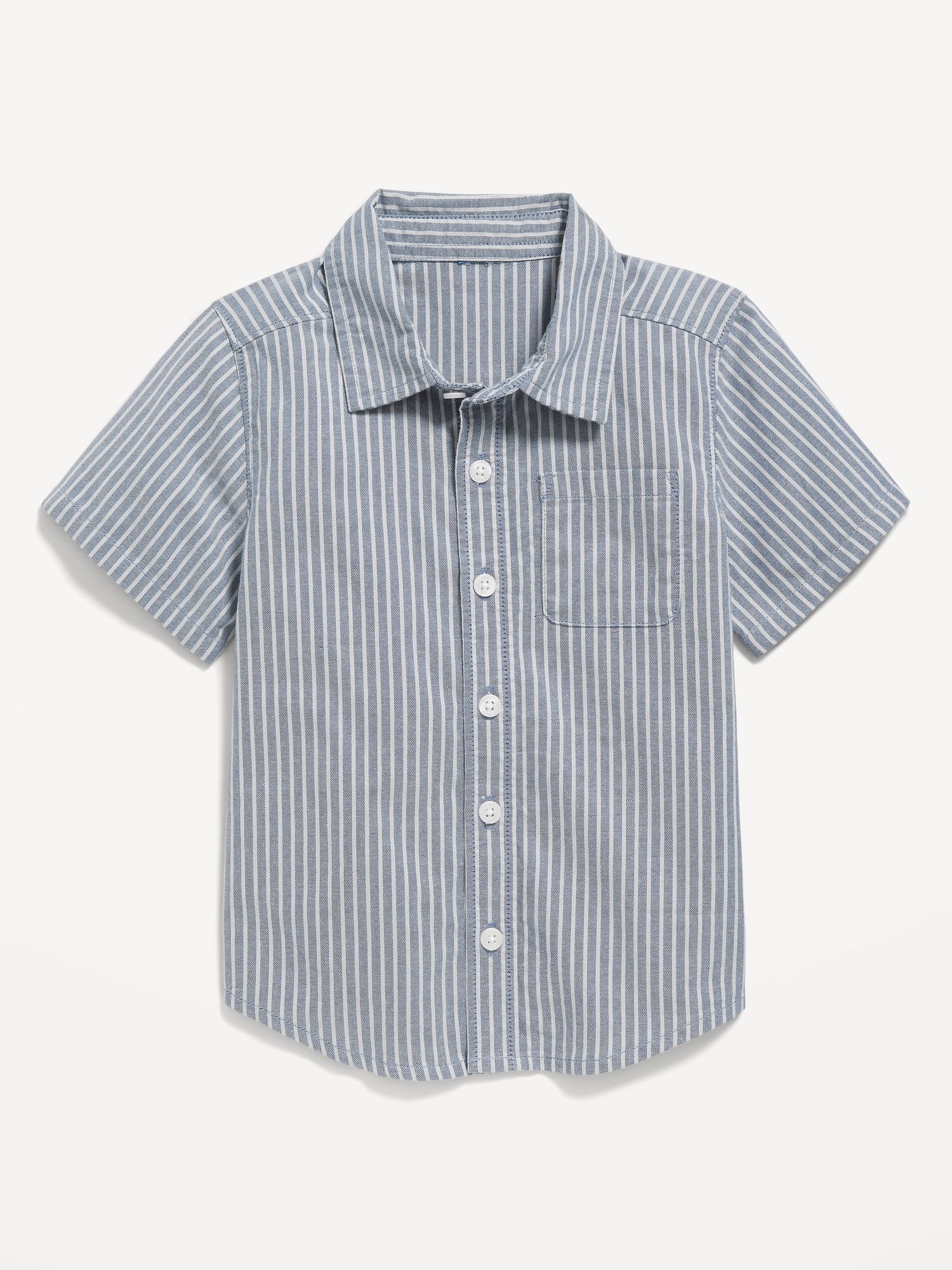 Striped ShortSleeve Oxford Shirt for Toddler Boys Old Navy