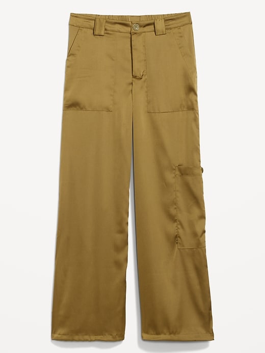 WOMEN'S HIGH-RISE SATIN Cargo Pants - A New Day $16.99 - PicClick