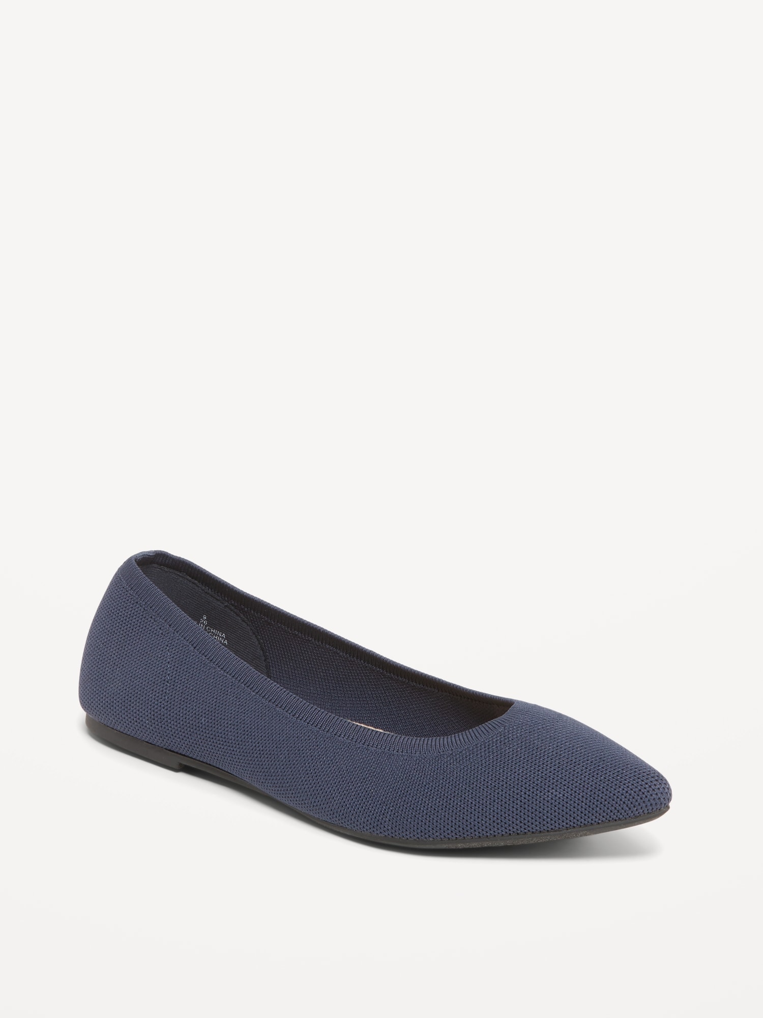 Navy deals flats shoes