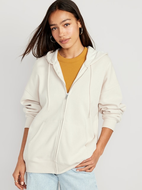 Oversized Full-Zip Hoodie