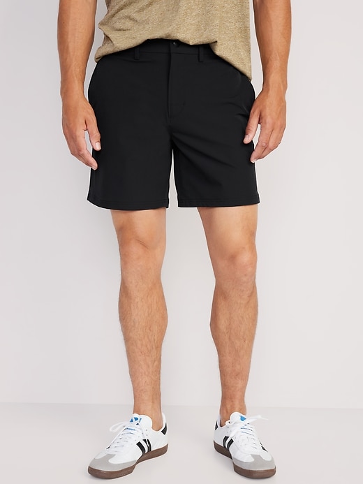 Image number 1 showing, StretchTech Nylon Chino Shorts -- 7-inch inseam