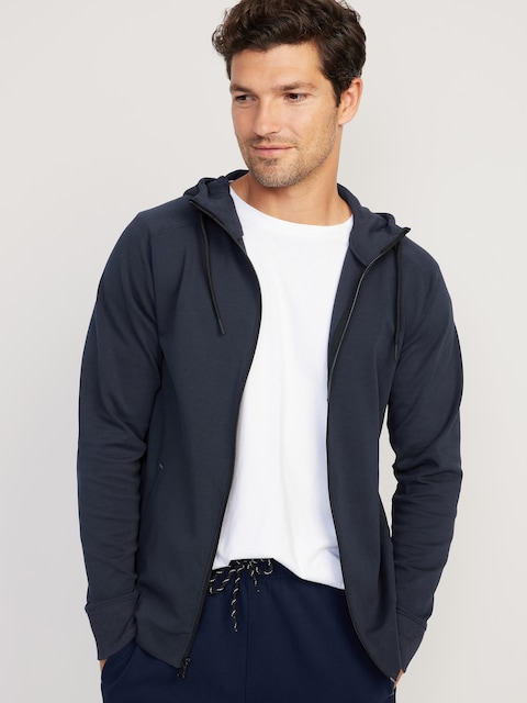 Veste à capuchon en Molleton dynamique - Bleu