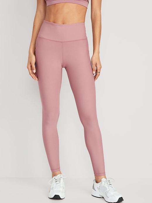 Image number 1 showing, High-Waisted PowerSoft Full-Length Pocket Leggings