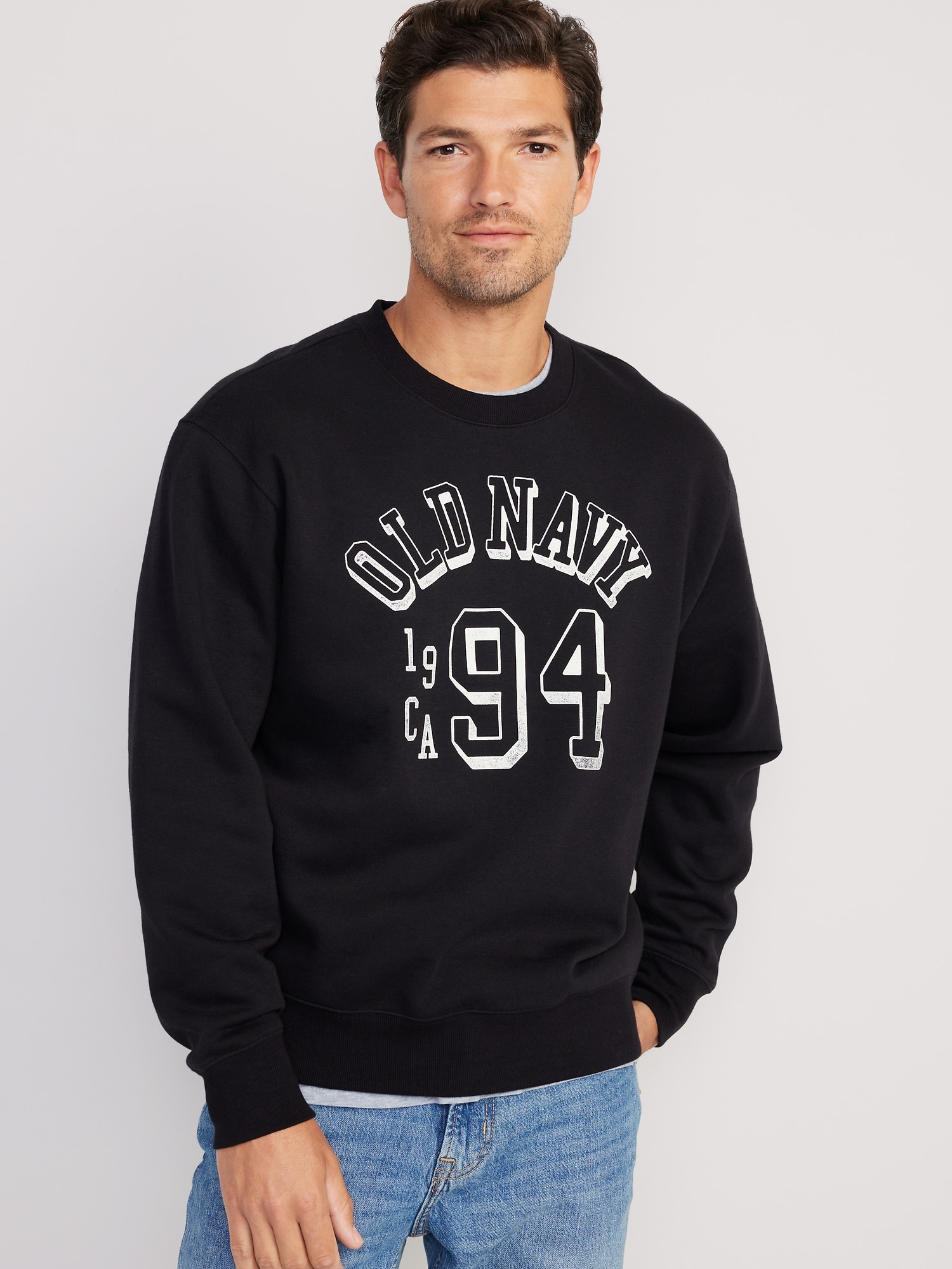 トップス Old English Logo Crew Sweat Vintage Canada Logo-Graphic Sweatshirt | Old Navy