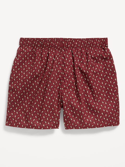 Printed Soft-Washed Boxer Shorts -- 3.75-inch inseam