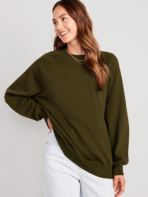 Image number 1 showing, Oversized Vintage Tunic Sweatshirt