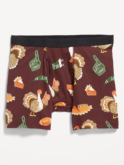L'image numéro 1 présente Caleçon boxeur à imprimé pour Homme, entrejambe de 16 cm