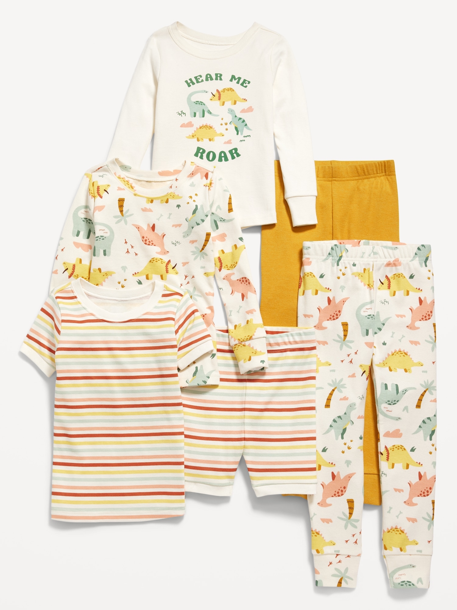 Carters Girls 0 Months-4T 4-Piece Floral 100% Snug Fit Cotton PJs