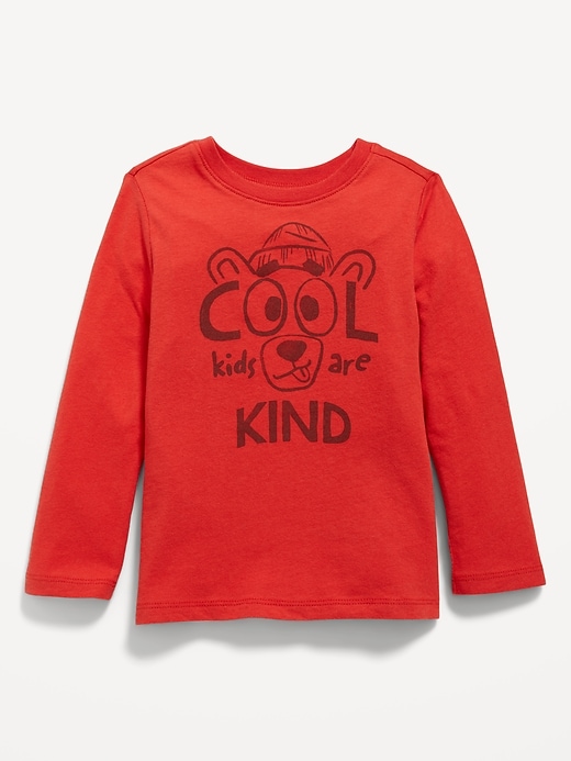 View large product image 1 of 1. Unisex Long-Sleeve Graphic T-Shirt for Toddler