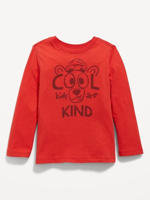 Unisex Long-Sleeve Graphic T-Shirt for Toddler