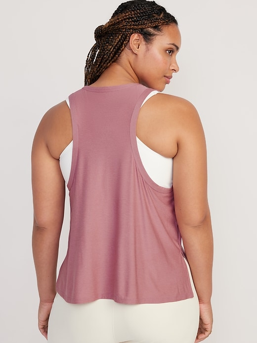 Image number 6 showing, CloudMotion Slub-Knit Tank Top