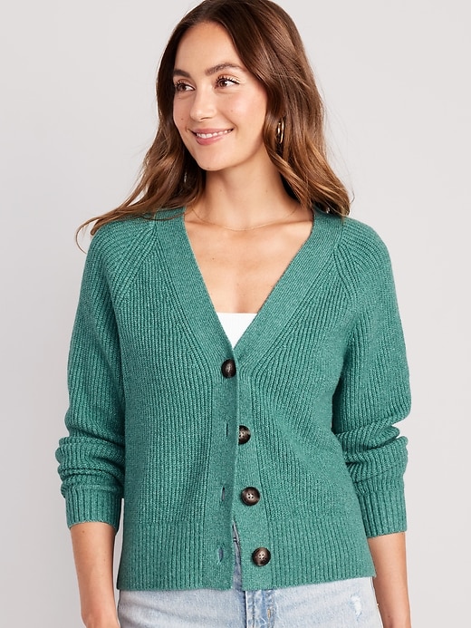Shaker-Stitch Cardigan Sweater | Old Navy
