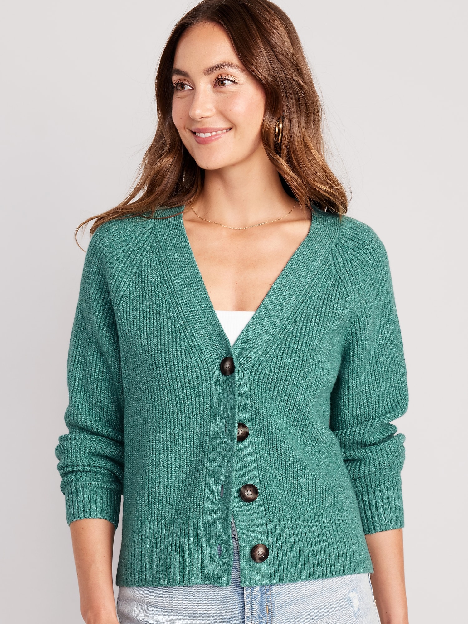 Shaker-Stitch Cardigan Sweater | Old Navy