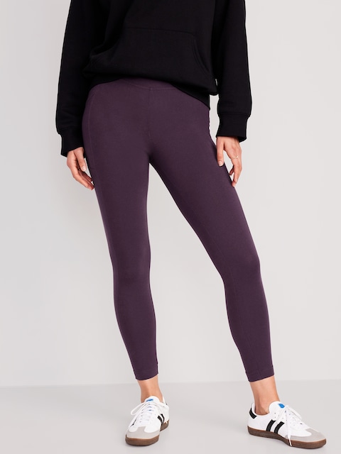 High-Waisted Fashion Layering 7/8 Legging