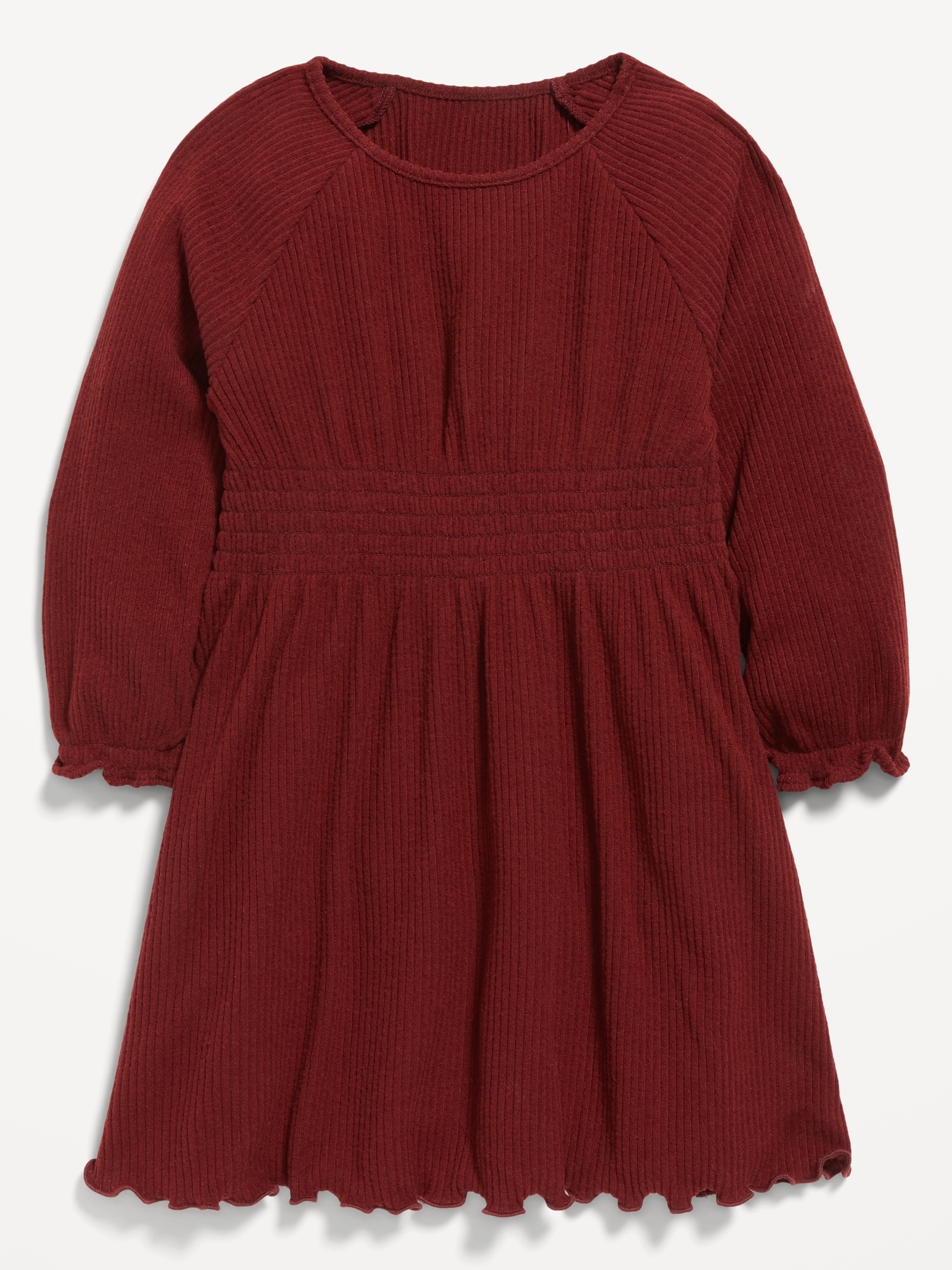 Long Sleeve Rib Knit Smocked Waist Dress For Toddler Girls Old Navy long-sleeve-rib-knit-smocked-waist-dress-for-toddler-girls-old-navy