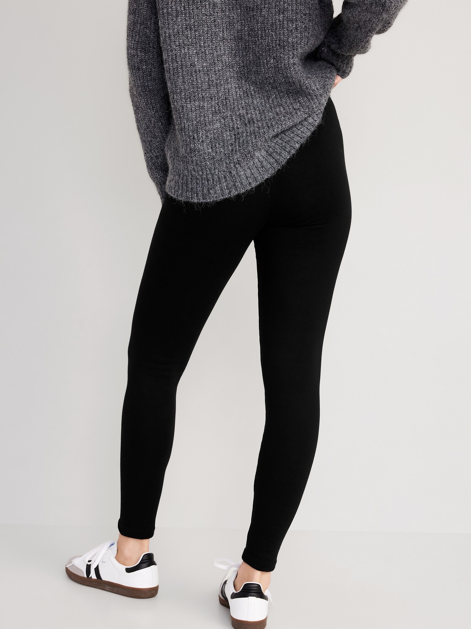 High-Waisted Fleece Leggings 2-Pack for Women