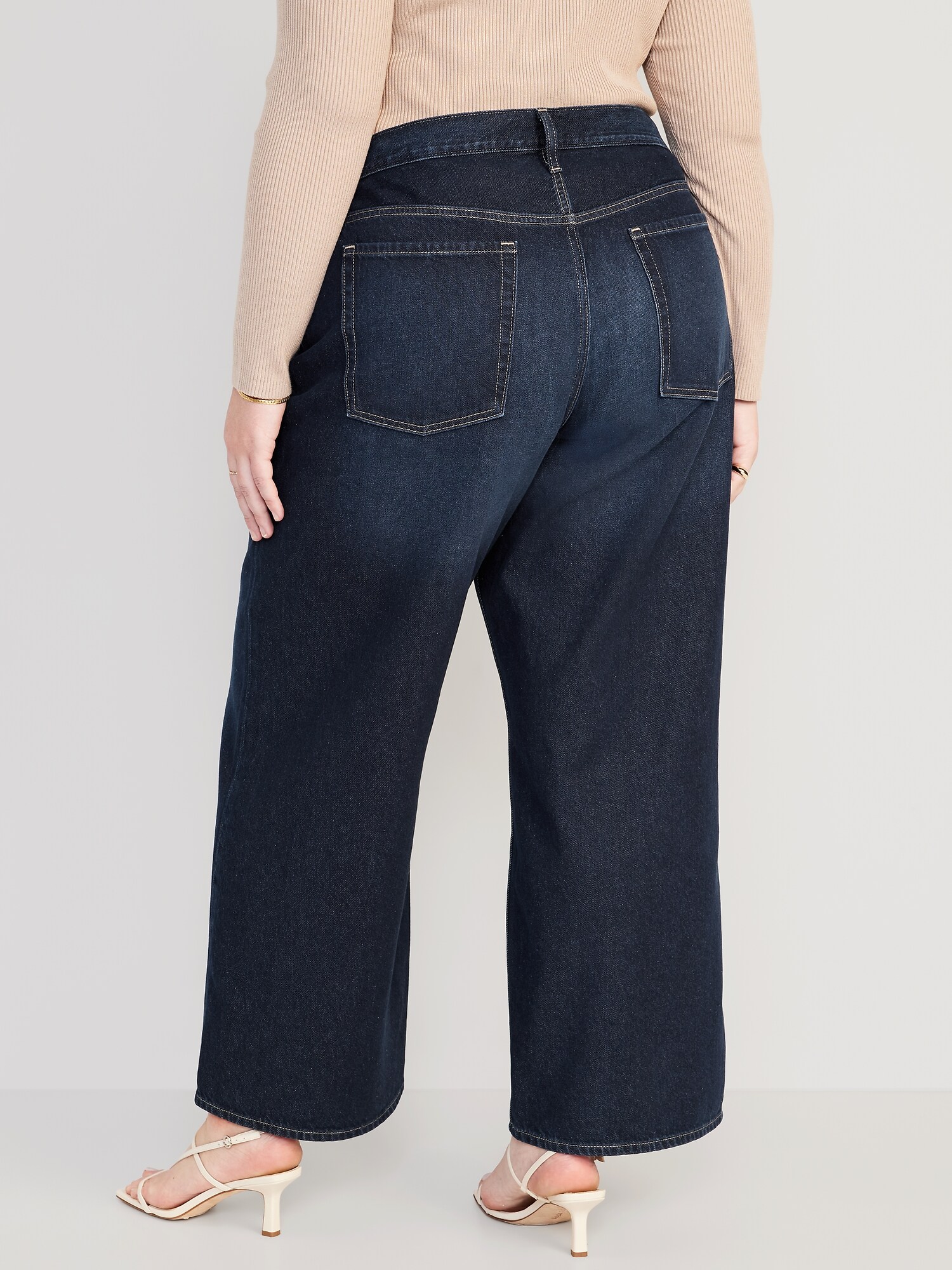 Jean À Jambe Large ONLMADISON Taille haute Wide Leg Fit Jeans