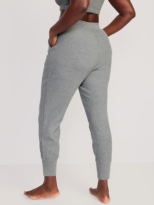 Old Navy - High-Waisted Waffle-Knit Pajama Jogger Pants for Women