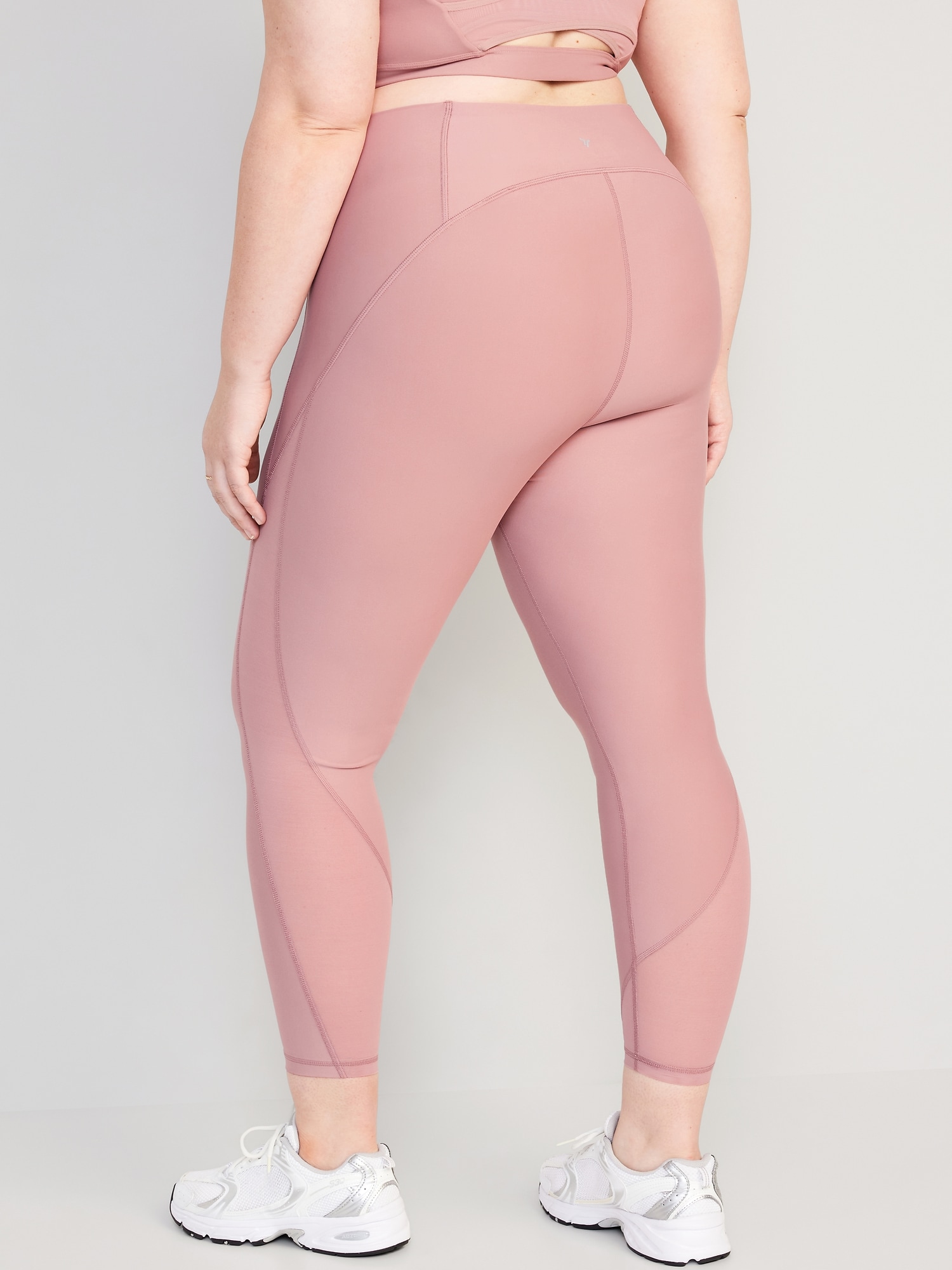 Muscle Up Mommy®, Mesh Panel Leggings, High Waist + Compression
