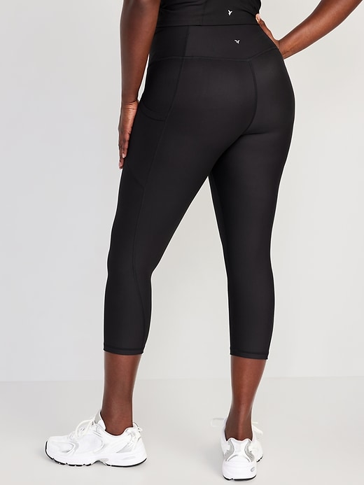 Image number 6 showing, High-Waisted PowerSoft Crop Leggings