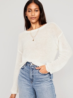 Navy 2025 boatneck sweater
