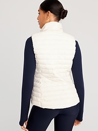 Narrow-Channel Quilted Puffer Vest