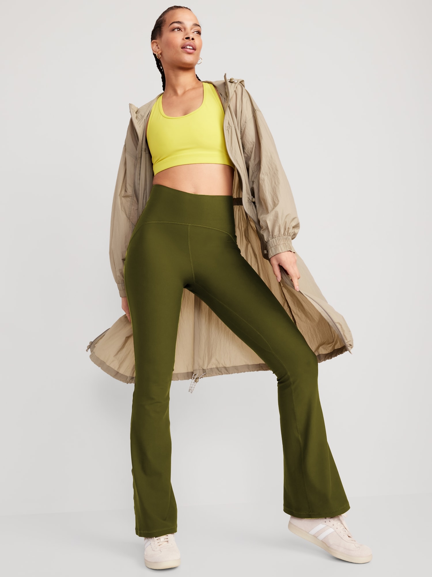 Old Navy High-Waisted PowerSoft Slim Flare Compression Pants, 15 New  Activewear Pieces From Old Navy That Caught Our Eye This Month (Starting at  $12!)
