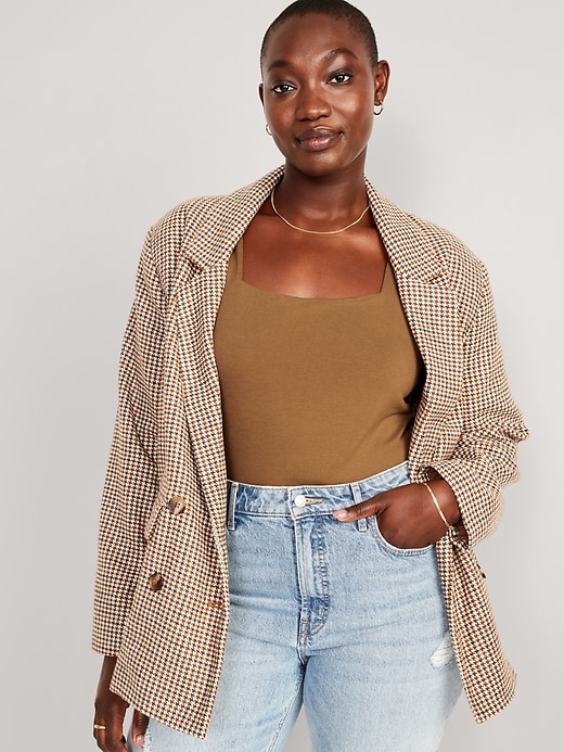 Image number 3 showing, Square-Neck Tank Top Bodysuit