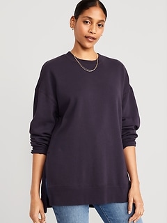 Oversized Sweatshirt - Black - Ladies
