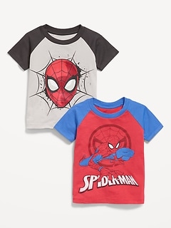 2-Pack Marvel™ Spider-Man Unisex Graphic T-Shirt for Toddler