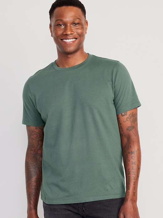 Image number 1 showing, Soft-Washed Crew-Neck T-Shirt