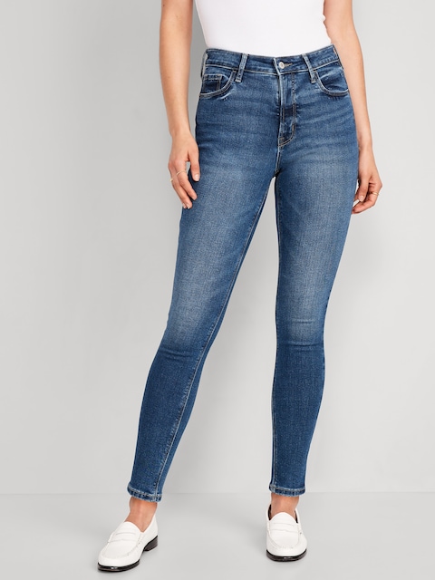 Jean Rockstar super ajusté à taille haute