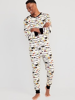 Matching Halloween One-Piece Pajamas
