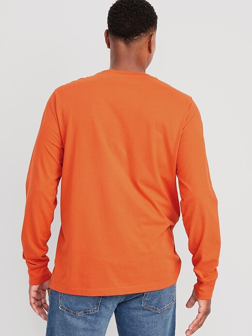 Soft-Washed Long-Sleeve Rotation T-Shirt for Men