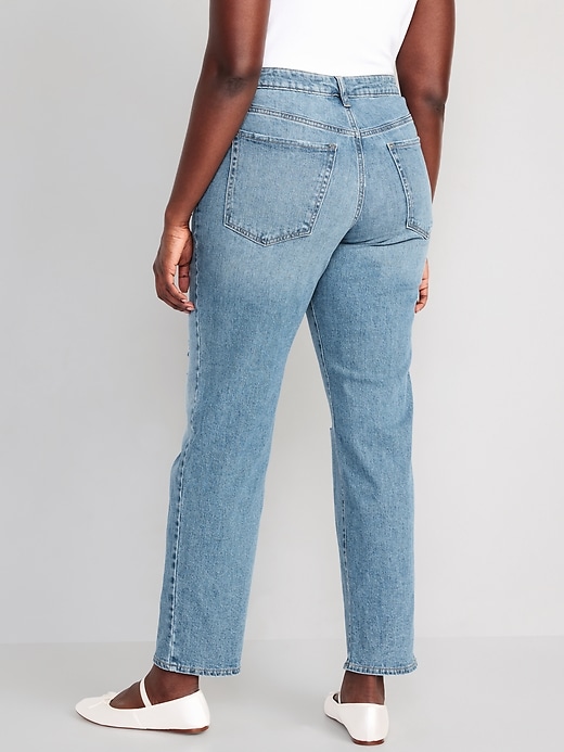 Image number 6 showing, High-Waisted OG Loose Cotton-Hemp Blend Jeans