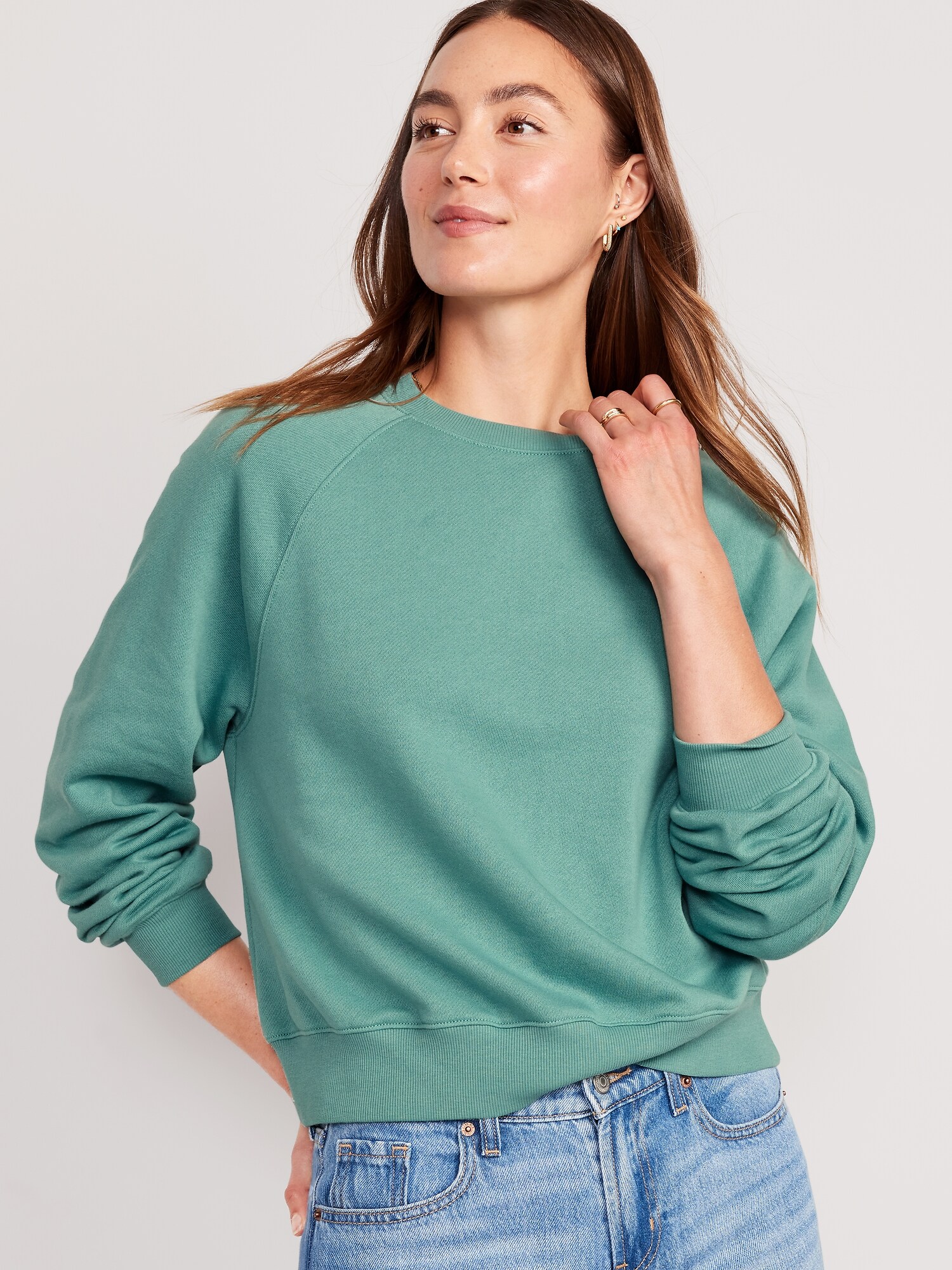 Vintage Crew-Neck Sweatshirt | Old Navy