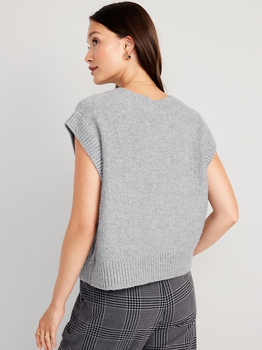 Sleeveless V-Neck Sweater Vest, Regular