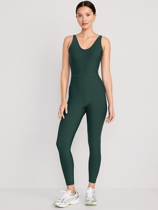 Image number 1 showing, PowerSoft Sleeveless 7/8 Bodysuit